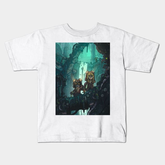 Fallen Sky Kids T-Shirt by carlesdalmau